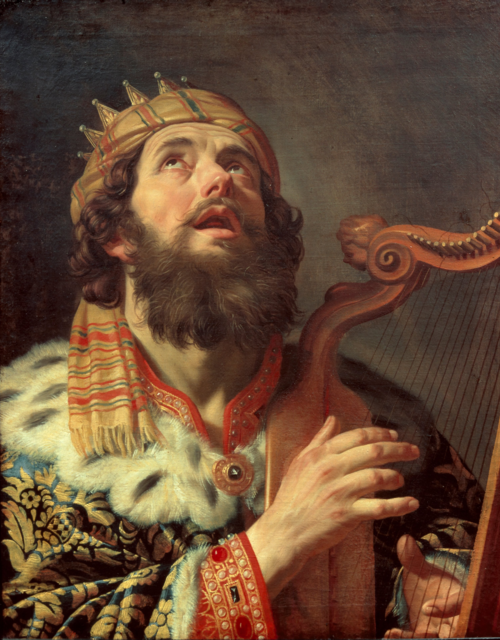 news 2020 Gerard van Honthorst - King David playing the harp - Google art project