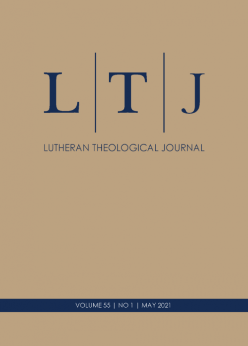 lutheran theological journal 2021