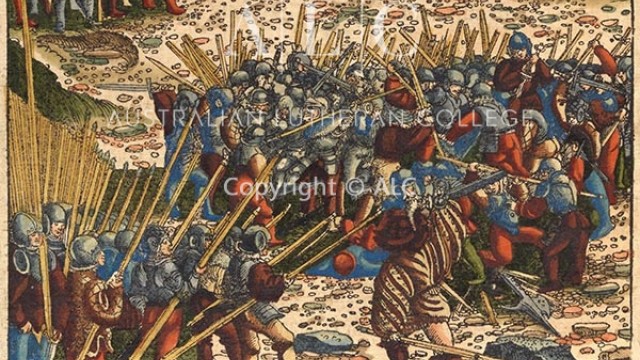 OT136 Judges 7: Gideon's men in battle