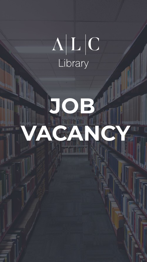 Library vacancy