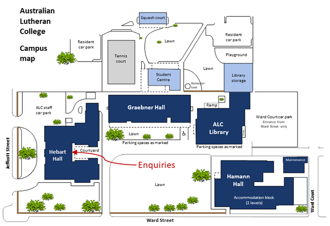 ALC campus map enquiries