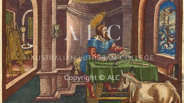 NT257 Luke: St Luke and the ox (cf. NT292)